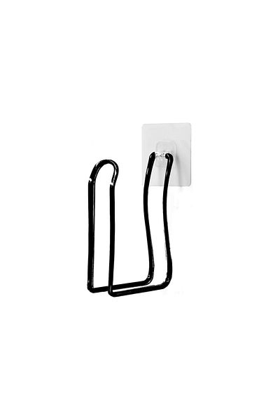 flores Vertical metal holder, for toilet paper, adhesive fastening, SY079B, matte black