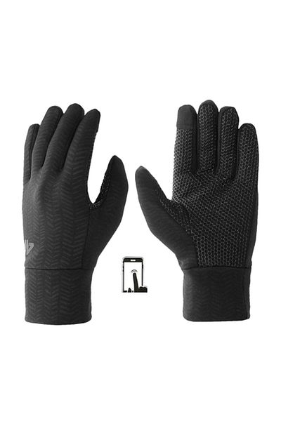4F GLOVES U043 unisex gloves black