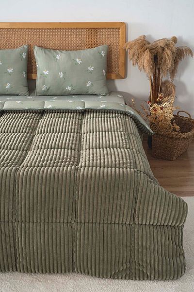 Riva Σετ ύπνου Green Daisy Single Tresa