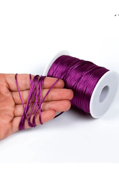 OZN AKSESUAR Floş İp, Sıçan Kuyruğu, Bileklik İpi Kolye İpi, Gelinlik İpi Niş...