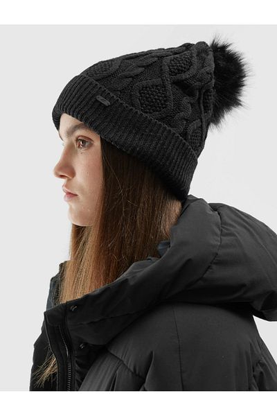 4F HAT F297 women's hat black