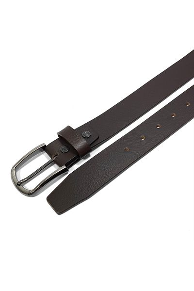Classic Milano Genuine Leather Belt for Men 35MM – Classic Jean Belt with Pin Buckle in Gift Box