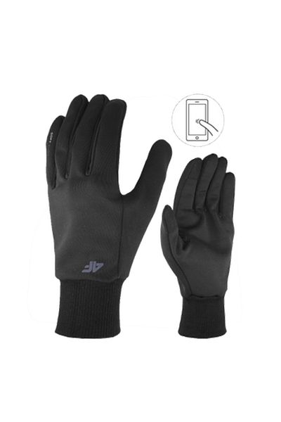 4F GLOVES U054 unisex gloves black
