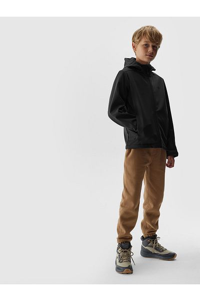 4F SOFTSHELL M149 for boy jacket black