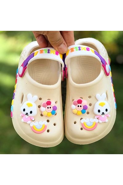 Pandalina Girl Child Sandals Non-Slip Sole Sandals Kindergarten Nursery Sea and Pool Sandals