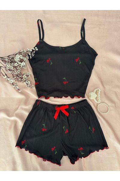 MH Moony Homewears Pajama Set - Black - Plain