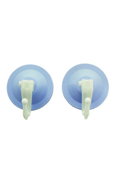 flores Plastic hanger, with suction cup, blue, 2 pcs / set