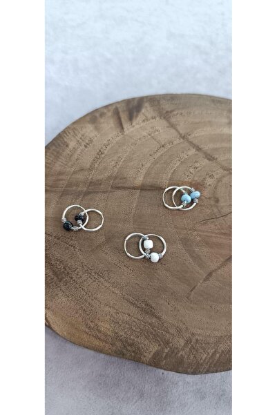 Aykat Yuvarlak Halkalı Küpe 3 Çift Gümüş Küçük Minik Boy Küpesi KUPE-552