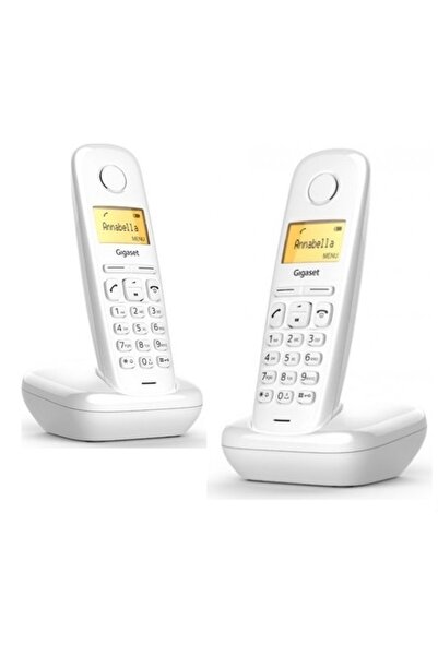GIGASET 1 Harici 2 Dahili Dect Telsiz Kablosuz Telefon Santrali Beyaz