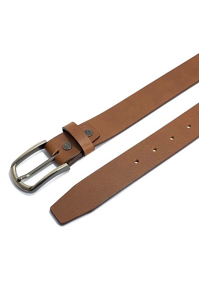 Classic Milano Genuine Leather Belt for Men 35MM – Classic Jean Belt with Pin Buckle in Gift Box