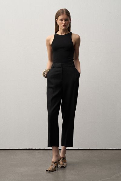Mathilda By Çiğdem Bilici Women's Black Halter Neck Athlete
