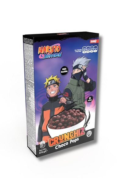 KANDİZ Naruto Crunchiz Choco Pops 375g