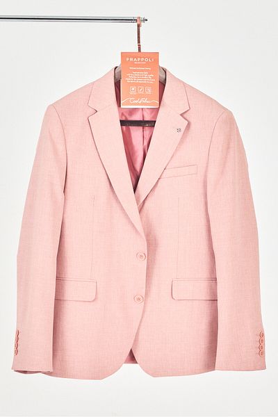 Frappoli Arunte Ανδρικό Skin Powder Mono Collar Slim Fit Blazer (Plus Size - Oversize)