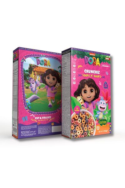 KANDİZ Dora The Explorer Crunchiz Loops N' Hoops 375g