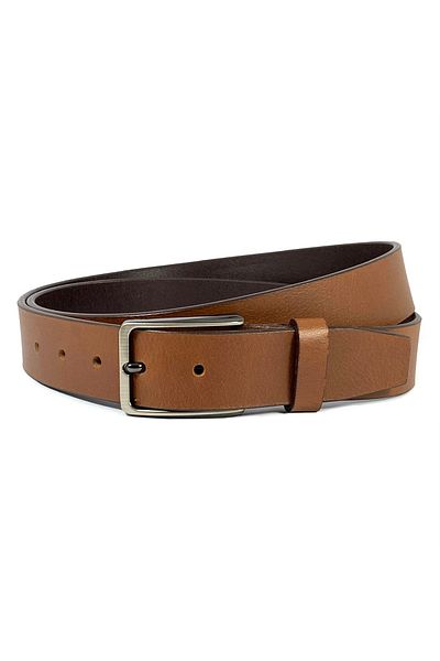 Classic Milano Genuine Leather Belt for Men 35MM – Classic Jean Belt with Pin Buckle in Gift Box