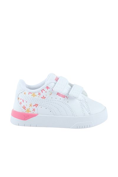 Puma Jada Funky Flowers Baby White Sneakers (400896-02)
