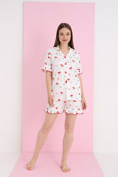 ELİTOL Burnout Button Shorts Set