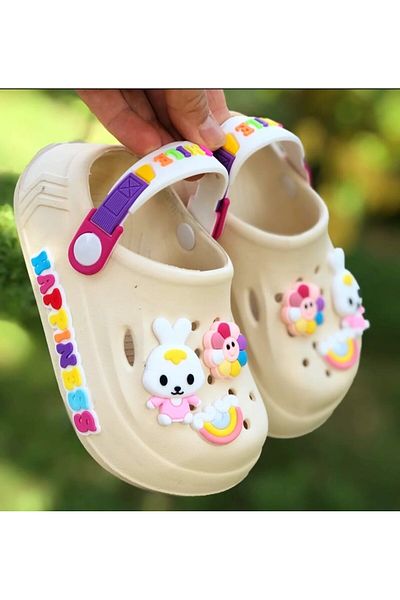 Pandalina Girl Child Sandals Non-Slip Sole Sandals Kindergarten Nursery Sea and Pool Sandals