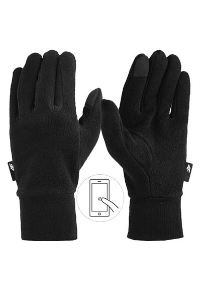 4F GLOVES U046 unisex gloves black