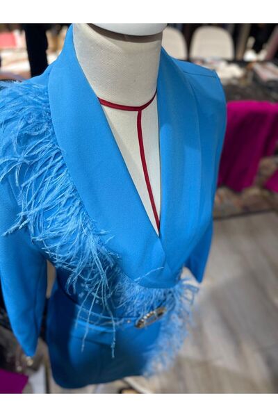 ARAS Ceket Elbise-38 - AÇIK MAVİ