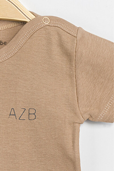 Aziz Bebe Baby Boy Girl 100% Cotton Bodysuit & Bodysuit with Snap Fasteners