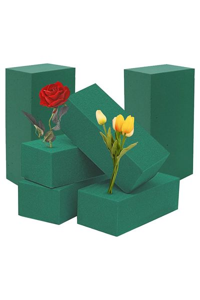 DRAMA HOME 6 pieces of multi-colored foam or foam for artificial flowers