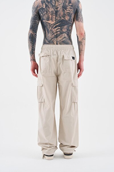 Machinist Men's Parachute Cargo Pants Stone