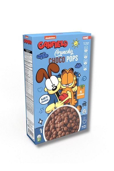 KANDİZ Garfield Crunchiz Choco Pops 375g