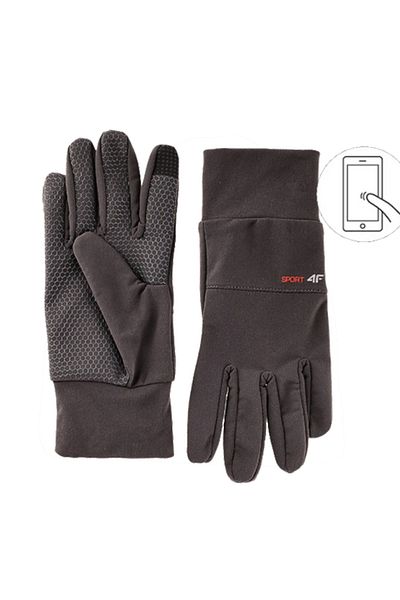 4F GLOVES U045 unisex gloves black
