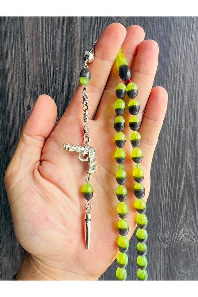 TTS TÜRK TESBİH SANATI Airplane Glass Rosary, Alpaca Tassel Detailed, Men's Collectible Rosary