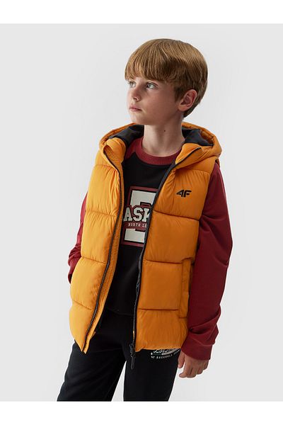 4F M047 VEST for boy black vest