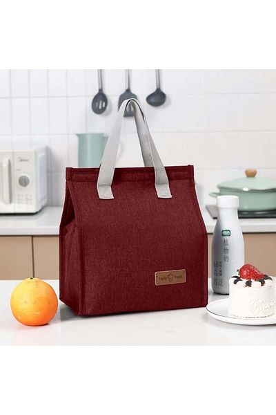 TECOS Insulated Bag, Cooler Bag For, Dimensions 22.5x13 Cm, Capacity 3.3 L, Red