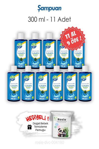 Turmepa Buy 11 Pay 9 Turmepa Shampoo 300 ml and Rosie