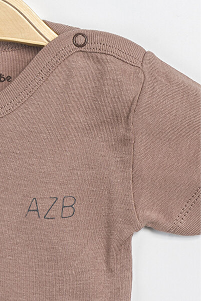 Aziz Bebe Baby Boy Girl 100% Cotton Bodysuit & Bodysuit with Snap Fasteners