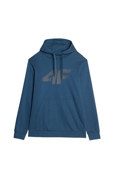 4F Hanorac albastru pentru bărbați M694 SWEATSHIRT