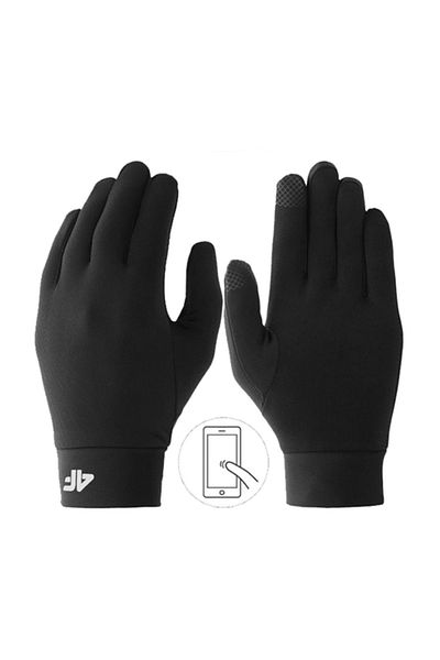 4F GLOVES U050 unisex gloves black