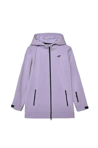 4F SOFTSHELL F153 for girls jacket purple