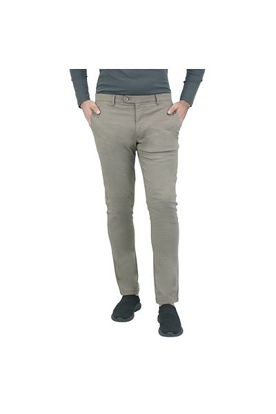 Giordano Men's Twill Low Rise Slim Khakis