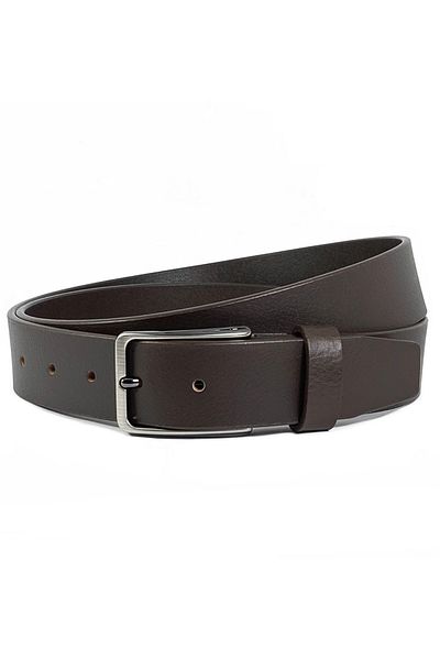 Classic Milano Genuine Leather Belt for Men 35MM – Classic Jean Belt with Pin Buckle in Gift Box