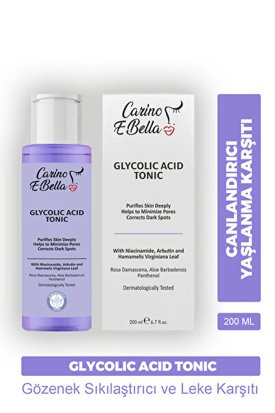 Carino E Bella Gözenek Karşıtı Tonik Seti Tüm Cilt Tipleri İçin 200ml x 2