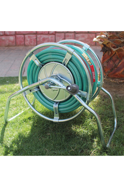 TOTAL Steel Reel with Garden Hose 30M 1/2"