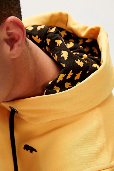 Bad Bear 22.02.12.032-C25 Bad Neck Men's Sweatshirt Yellow