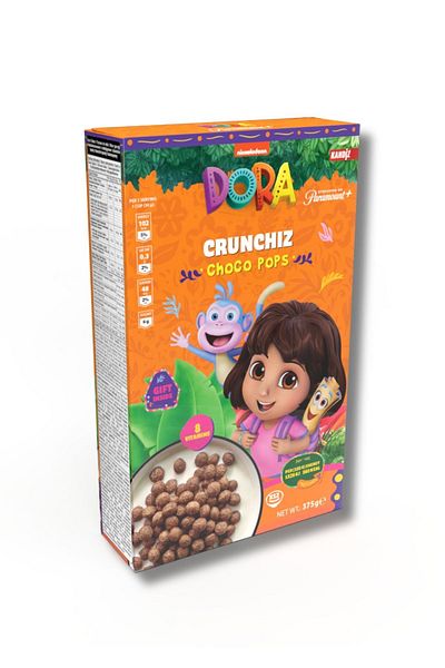 KANDİZ Dora The Explorer Paramount+ Crunchiz Choco Pops 375g