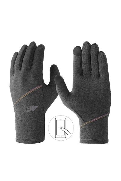 4F GLOVES U044 unisex gloves black