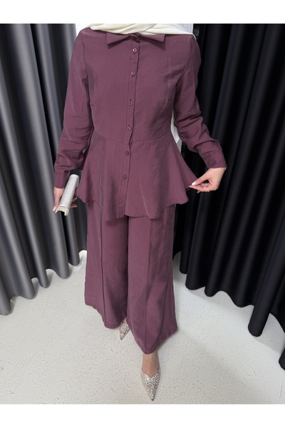 Melike Tatar Melike Tatar Cupra Modal Suit 2344 Bordo