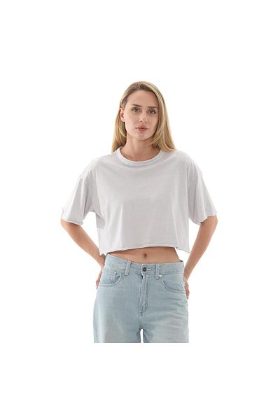 Vans 000M98Uui1-R Vans Relaxed Crop Wash Ss Tee Women's T-Shirt Pink
