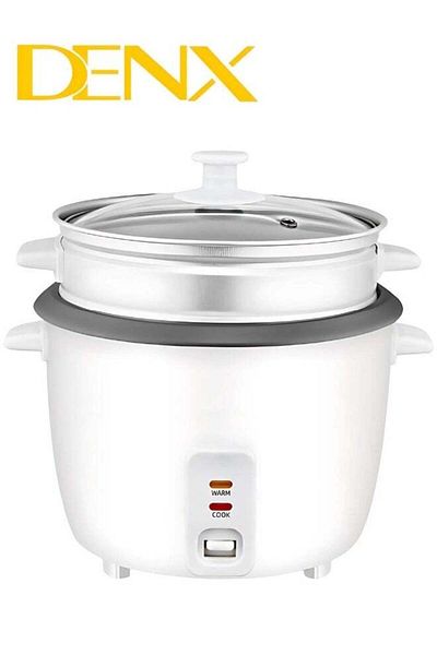 Denx طباخ أرز كهربائي ذكي | طباخ أرز بالبخار Dinex DX2004، سعة 2.8 لتر، 1000 واط