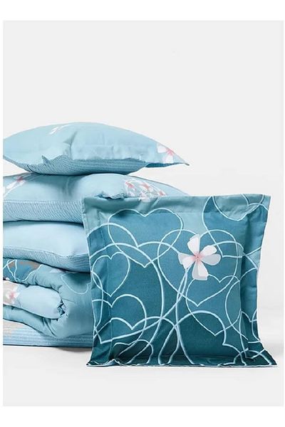 RISHAHOME 6-Piece King Size Comforter Set