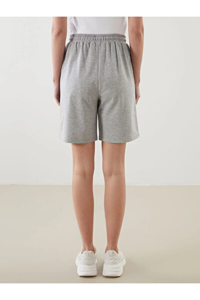 LC Waikiki LCWAIKIKI Classic Siyah Beli Lastikli Kadın Şort