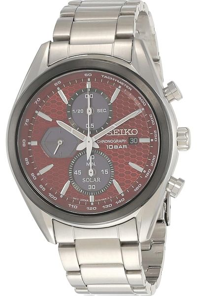 Seiko Men Analogue Japanese Quartz Watch With Stainless Steel Strap SSC771P1, Silver, Bracelet